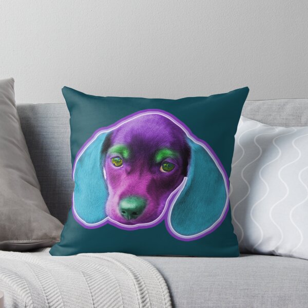 Item preview, Perro Dachshund con orejas azules designed and sold by pcisbs.