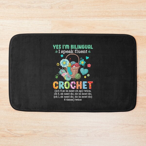 Item preview, Crochet Yes Im Bilingual I speak fluent crochet TShirt58 designed and sold by virnmjan.