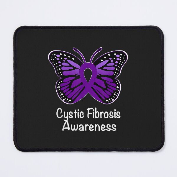Item preview, Cystic Fibrosis Awareness Warrior Support Purple Ribbon TShirt17 designed and sold by virnmjan.