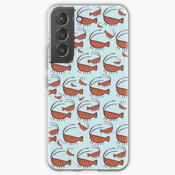 Gura's Cute Shrimp Pattern Samsung Galaxy Soft Case