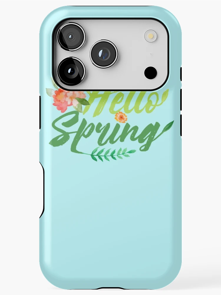 Thumbnail 1 of 4, iPhone Case, Hello Spring designed and sold by Bethcentral Designs.