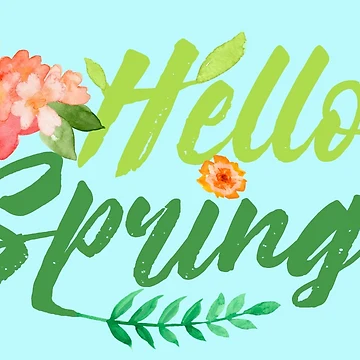Artwork thumbnail, Hello Spring by Bethcentral Designs