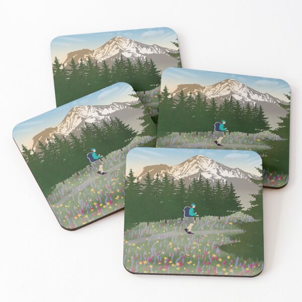 Item preview, Pacific Crest Trail - Northern California - Mt Shasta designed and sold by KeziahCreates.