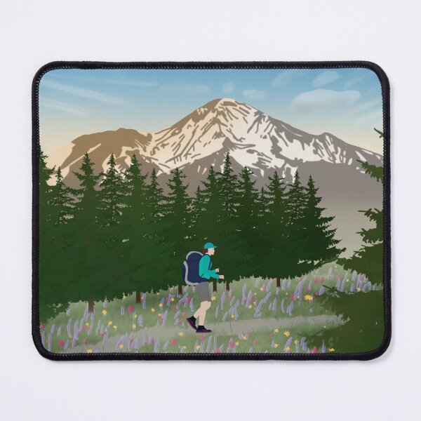 Item preview, Pacific Crest Trail - Northern California - Mt Shasta designed and sold by KeziahCreates.