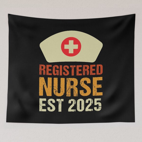 Item preview, Registered Nurse Est 2025 Shirt, Nursing School Shirt, Registered Nurse Gift, RN Graduation Shirt, RN Shirt, Nursing Degree Shirt, CNA Shirt designed and sold by aymob.