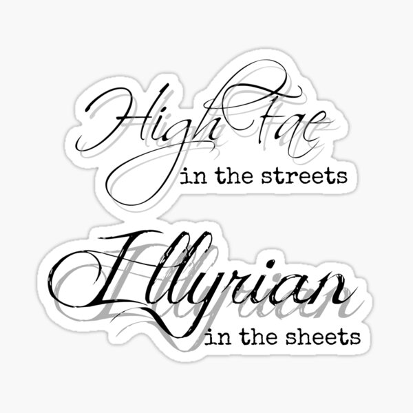 Illyrian in the Sheets Sticker