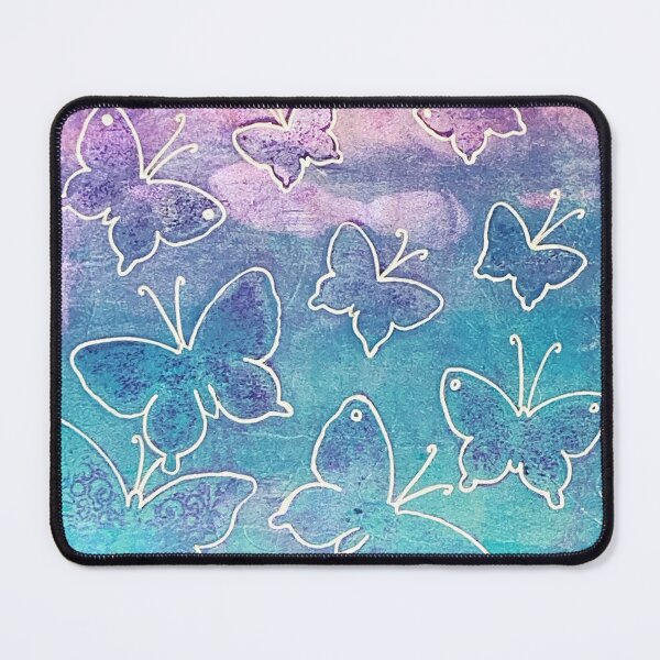 Item preview, Blue & Pink Butterflies  designed and sold by Hollys-Prints.