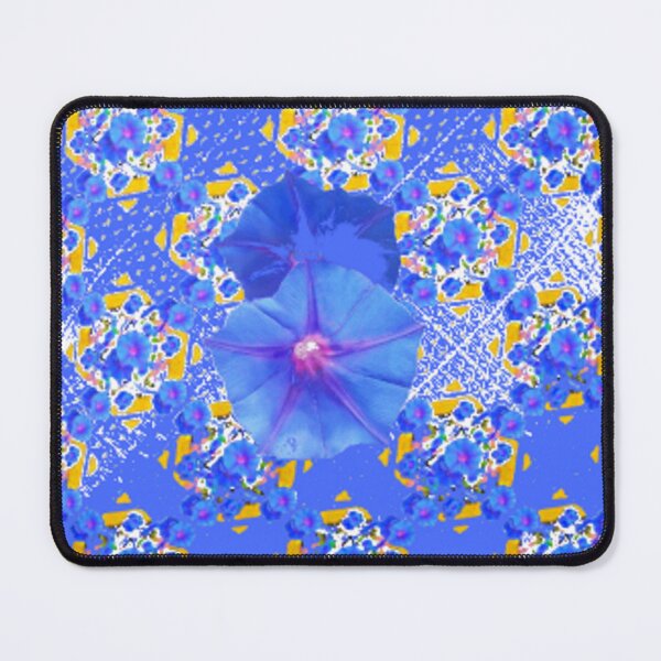 Item preview, BLUE MORNING GLORY ABSTRACT PATTERN ART designed and sold by sharlesart.