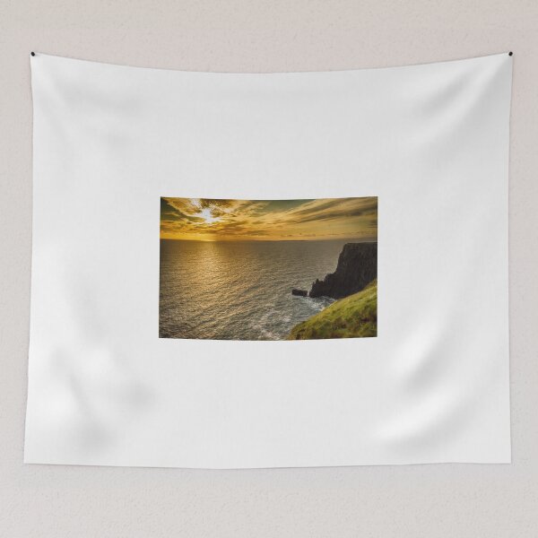 Item preview, cliffs of moher sunset county clare ireland designed and sold by Nollaig Ó Mórdha  Up The Banner Photography.