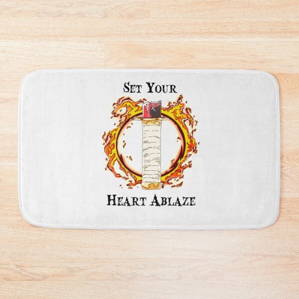 Item preview, Set Your Heart Ablaze - Black Font Classic T-Shirt designed and sold by MarinaValvasori.