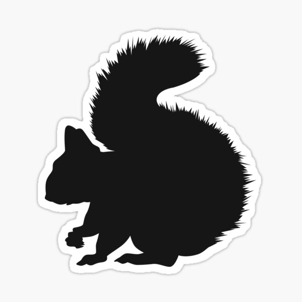 Item preview, Squirrel silhouette designed and sold by maximgertsen.