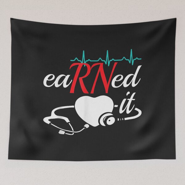 Item preview, Earned It RN Nurse Nursing Graduation Gift TShirt TShirt126 designed and sold by virnmjan.