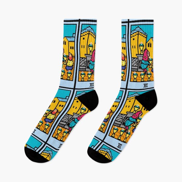 Item preview, Wait, is this pixel art tarot? Pink - Minor Arcana 'Six of Cups' (Design for T-shirt, stickers and other accessories) designed and sold by Pixel Waite.