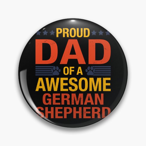 Item preview, Awesome German Shepherd Dad Quote Fathers Day Dog Lover designed and sold by RJ-Art.