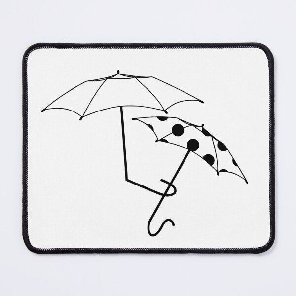 Item preview, Umbrella love (black print) designed and sold by Aceofspace3000.