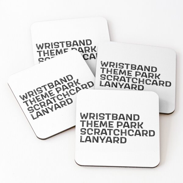 Item preview, Wristband Theme Park Scratchcard Lanyard designed and sold by MismatchMedley.