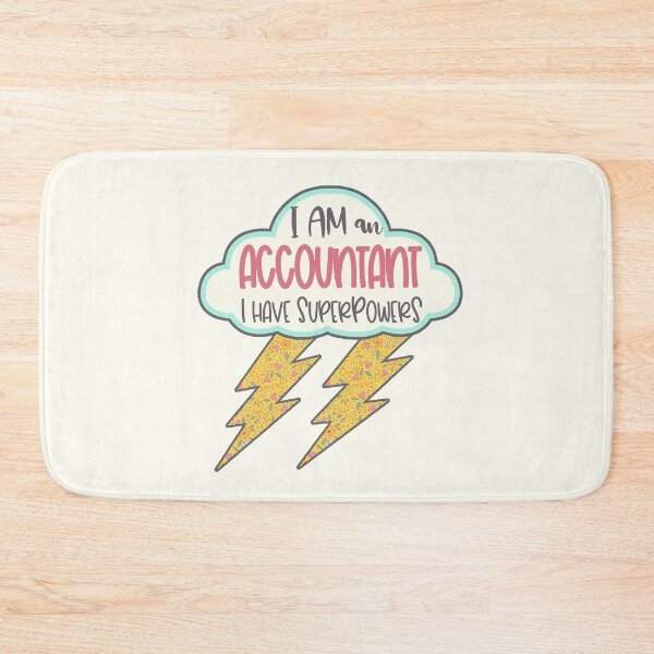 Item preview, Retro Accountant Superpowers Bolt designed and sold by GrimButterfly.