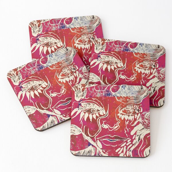 Item preview, Face Block Print designed and sold by Minxylynx4.