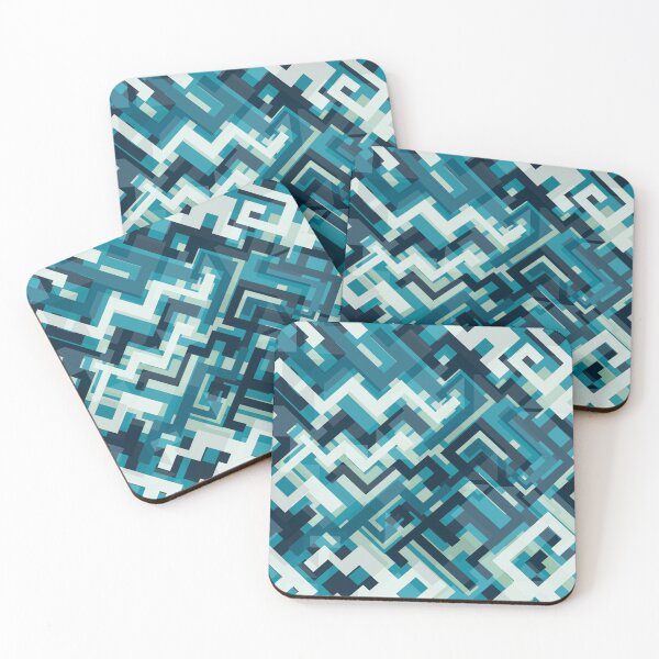 Item preview, Blue Techno Maze designed and sold by Vector Scout Lab.