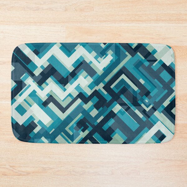 Item preview, Blue Techno Maze designed and sold by Vector Scout Lab.