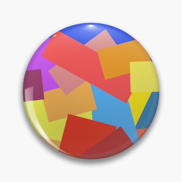Item preview, colorful geometrical abstract pattern designed and sold by pauloneill-art.