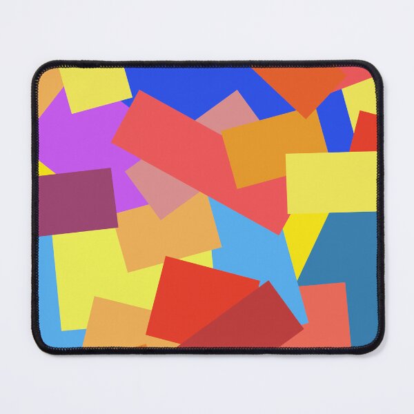 Item preview, colorful geometrical abstract pattern designed and sold by pauloneill-art.