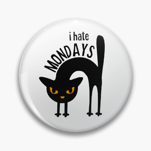 Item preview, Funny Cat I Hate Mondays designed and sold by DeGeo.