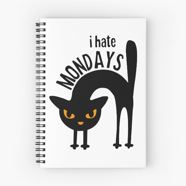 Item preview, Funny Cat I Hate Mondays designed and sold by DeGeo.