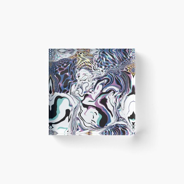 Item preview, Purple paint cells-abstract art designed and sold by SisterlyLove.