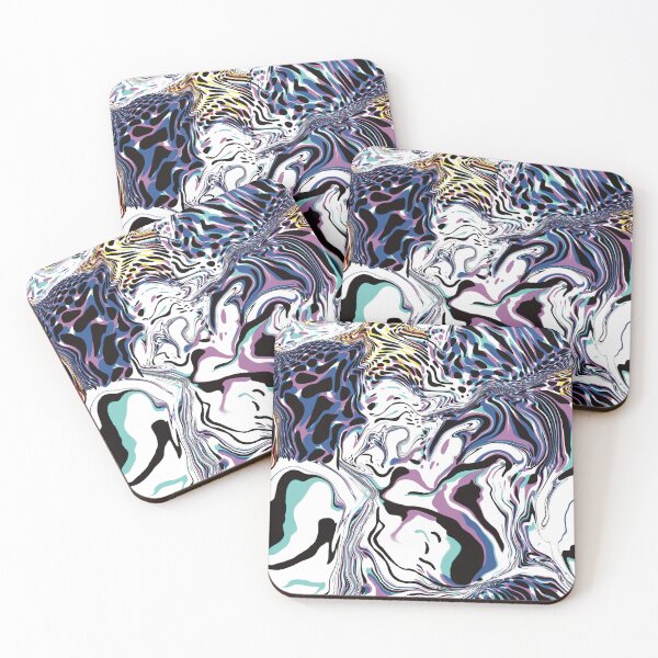 Item preview, Purple paint cells-abstract art designed and sold by SisterlyLove.
