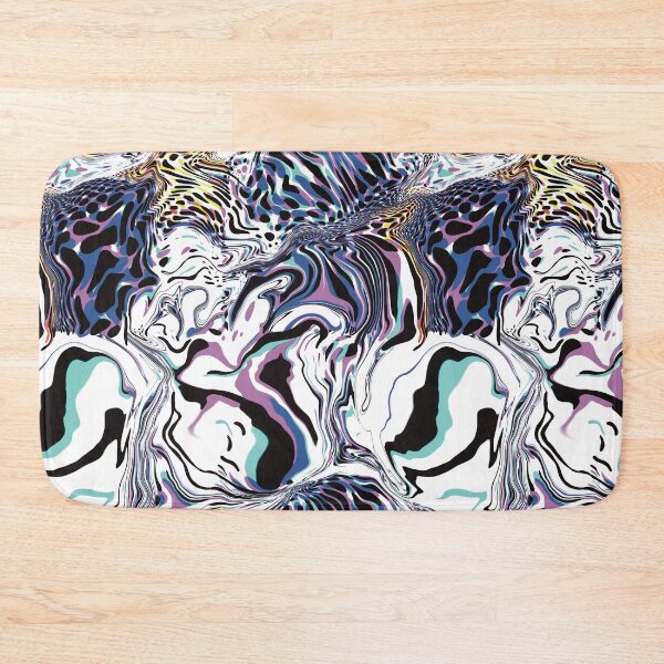 Item preview, Purple paint cells-abstract art designed and sold by SisterlyLove.