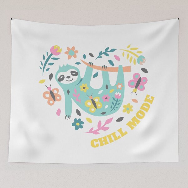 Item preview, Cute Lazy Sloth Chilling on Branch - Sloth Lover Gift, Chill Mode, Relax Mode, Be Peaceful | Cute Chill Sloth designed and sold by Pawfect-Purr.