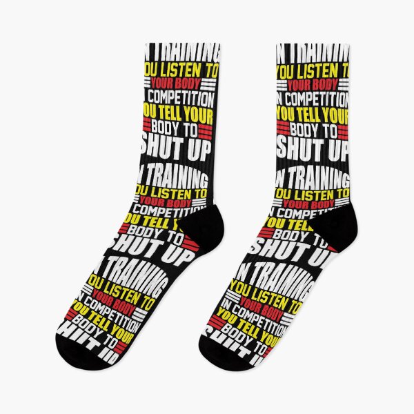 Item preview, IN TRAINING YOU LISTEN TO YOUR BODY IN COMPEITION YOU TELL YOUR BODDY TO SHUT UP designed and sold by mohalaz.