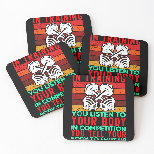 Item preview, IN TRAINING YOU LISTEN TO YOUR BODY IN COMPEITION designed and sold by mohalaz.