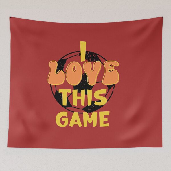 Item preview, I Love This Game Football Soccer Cool Design designed and sold by LJ4EVER.