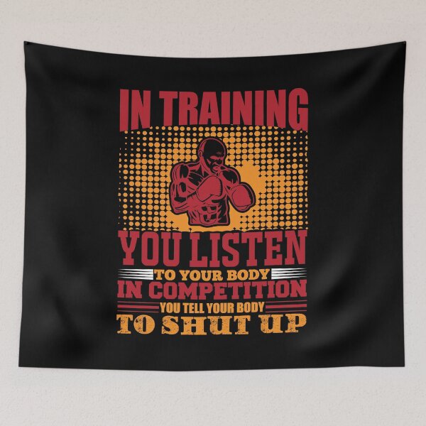 Item preview, IN TRAINING YOU LISTEN TO YOUR BODY IN COMPEITION For Training Lovers designed and sold by mohalaz.