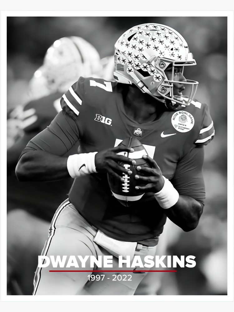 Dwayne Haskins Washington Redskins Signed Flat Black Mini Helmet (BAS —  Ultimate Autographs