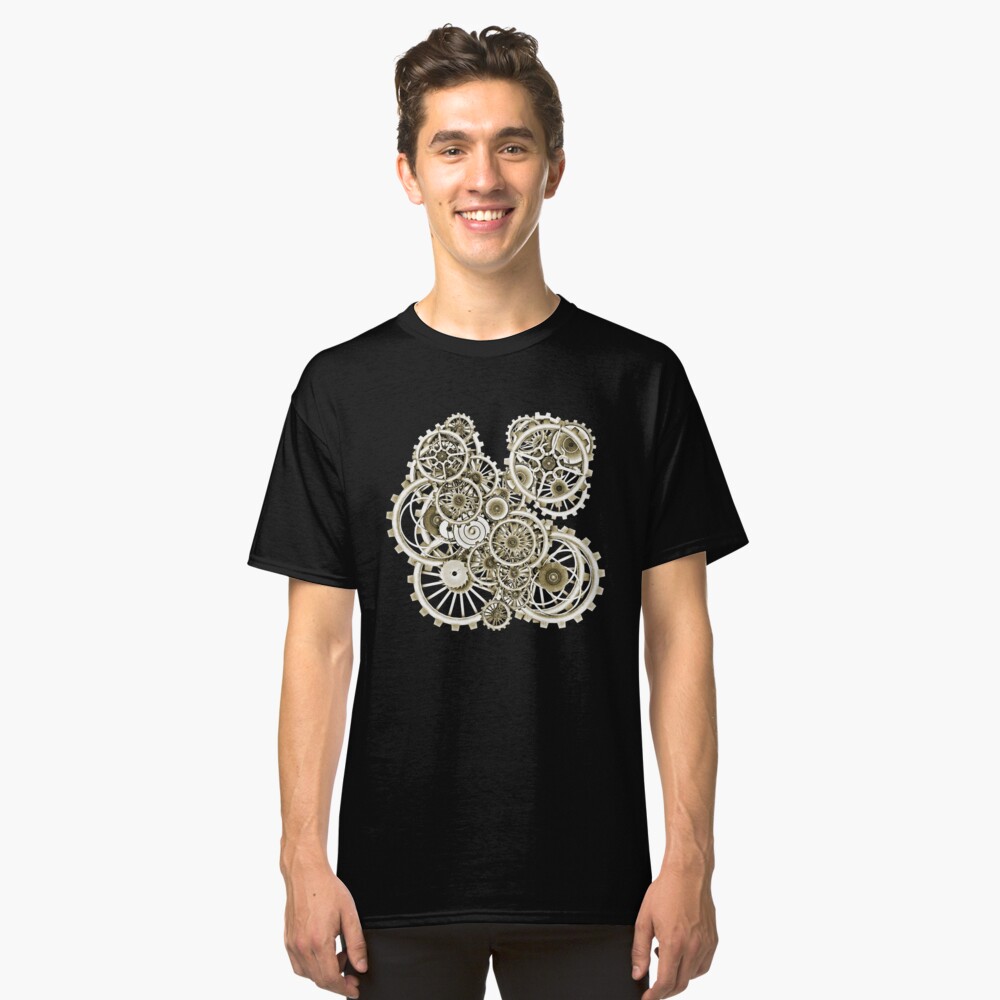 Steampunk Gears on your Gear No.2 Vintage Style Steampunk T-Shirts Classic T-Shirt