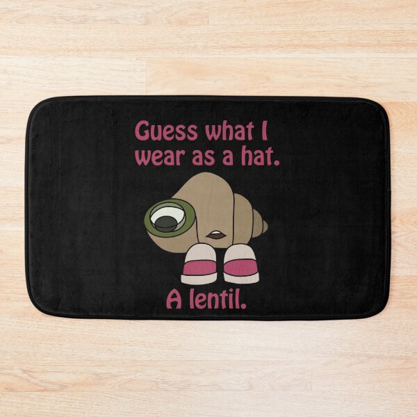 Item preview, Shell with shoes on quote Guess what I wear as a hat a lentil Classic designed and sold by NoudHussain.