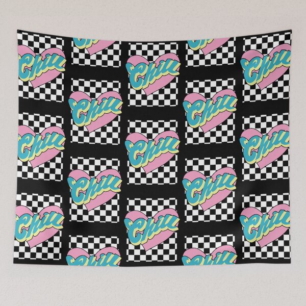 Item preview, Chill Retro 90s Checkered Box Pattern Heart designed and sold by Annisa Yuwanda.