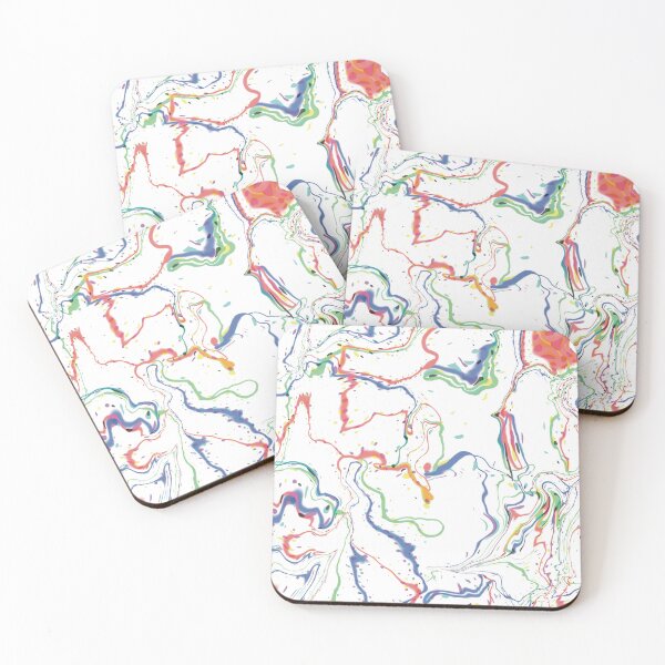 Item preview, Rainbow Paint Ribbons- Abstract designed and sold by SisterlyLove.