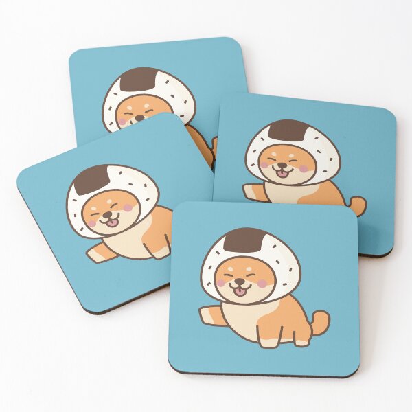 Item preview, Onigiri Shiba Inu - Cute Dog designed and sold by leafsquare.