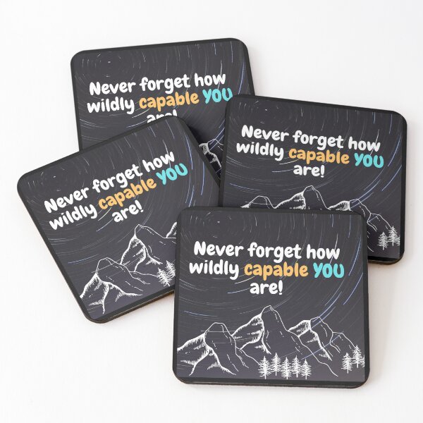 Item preview, Never forget how wildly capable you are. designed and sold by Mad-Boy.