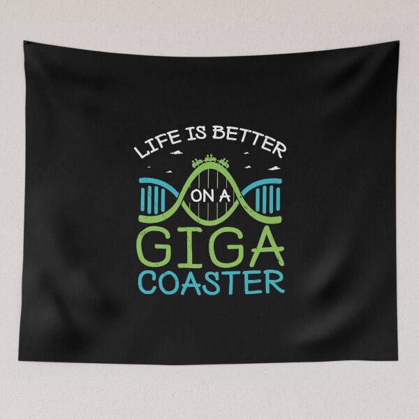 Item preview, La vida es mejor en una montaña rusa de Giga designed and sold by StrongShirts.