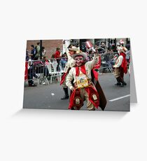Folk Dancing Majeños Corso Wong Greeting Card