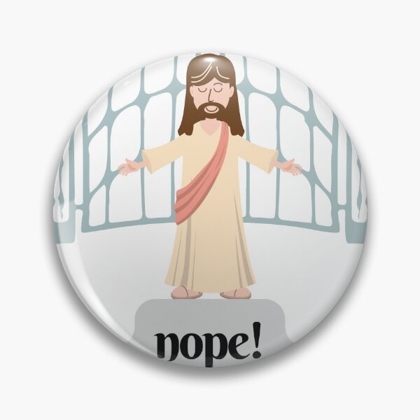 Item preview,  jesus christ -  heavens gates nope wrong way designed and sold by dsrdirect.