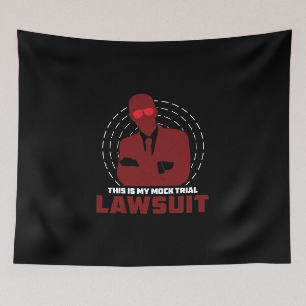 Item preview, Funny Mock Trial Lawsuit Humor For Law Student Future Lawyer designed and sold by StrongShirts.