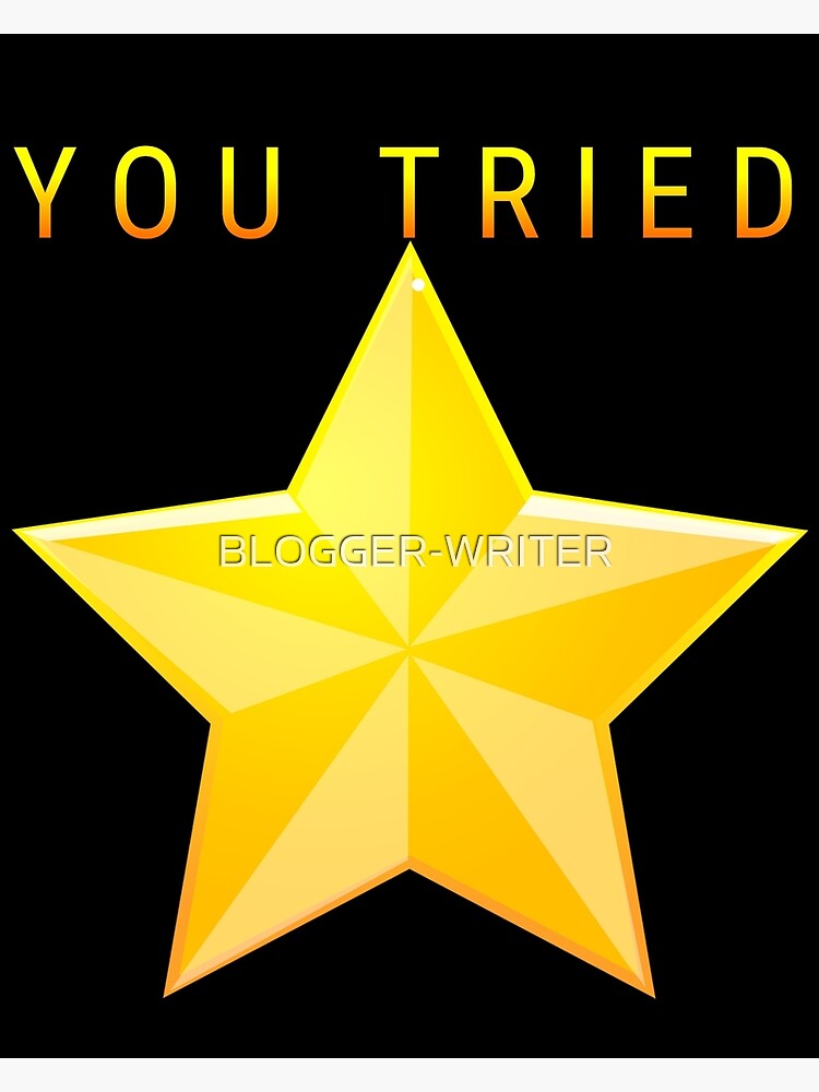 You Sure Did That Thing Gold Star Sticker for Sale by BadgertheBagel