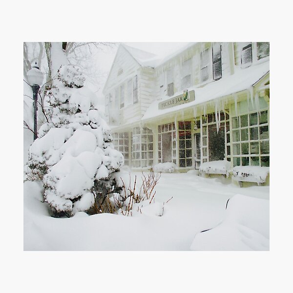 A Frozen Pickle Jar Photographic Print