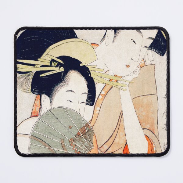 Item preview, Traditional Japanese Women Chojiya Hinazuru Hinamatsu (1753-1806) Utamaro Kitagawa designed and sold by metaweb.